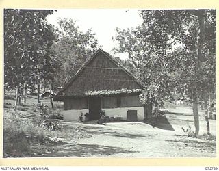 PORT MORESBY, NEW GUINEA. 1944-05-01. THE INTELLIGENCE IX BUILDING, G BRANCH, HEADQUARTERS NEW GUINEA FORCE