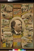 Poster: P. T. Barnum's "Scenes from a Long and Busy Life"