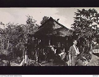 NADZAB, NEW GUINEA. 1943-09-19. THE "Q" STORE OF THE 2/4TH AUSTRALIAN FIELD AMBULANCE MAIN DRESSING STATION, 7TH AUSTRALIAN DIVISION