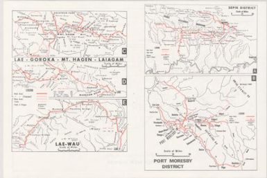Roads of Papua New Guinea (Sheet SW)