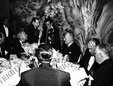 Former President Harry S. Truman in the Fairmount Hotel in San Francisco