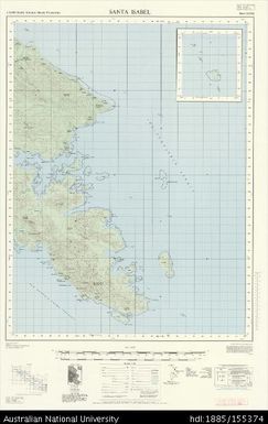 Solomon Islands, British Solomon Islands Protectorate, Santa Isabel, Series: X711, Sheet 8-159-8, 1970, 1:50 000