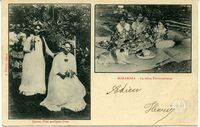 Jeunes filles endimanchéesBorabora. - La reine Teriimaevarua
