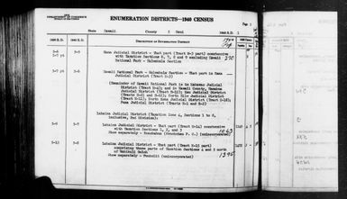 1940 Census Enumeration District Descriptions - Hawaii - Maui County - ED 5-5, ED 5-6, ED 5-7, ED 5-8