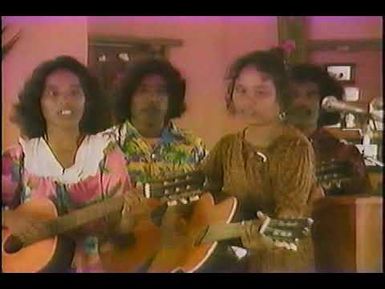 Speeches and Music at the Alele Festival, Majuro, 1987