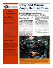 Navy and Marine Corps Medical News 16, August 15, 2008