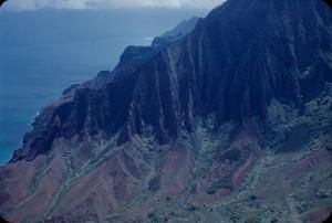 [Cliffs inside Kalalau Valley, United States]