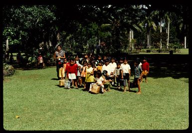 Kindergarten outing, Suva?, Fiji, 1971