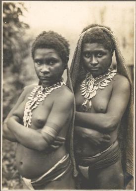 Mountain types [two girls standing with their arms folded]