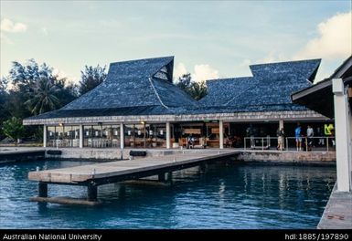 French Polynesia - Dockside building