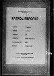 Patrol Reports. Western District, Daru, 1938 - 1939