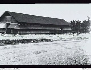 TOROKINA, BOUGAINVILLE. 1945. PHYSIOTHERAPY DEPARTMENT BUILDING AT 2/1ST AUSTRALIAN GENERAL HOSPITAL