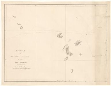 A chart of islands to the north of the New Hebrides discovered by Captain William Bligh