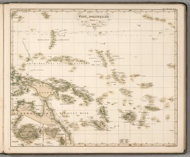 Stieler's Hand-Atlas (No. 51). West-Polynesien.