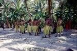 A Namonuito Dance in the Caroline Islands, Micronesia, during the Carmarsel Expedition