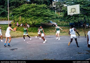 Basketball, Paton Memorial Hospital in green