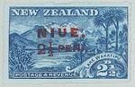 Stamp: New Zealand - Niue Two and a Half Pence