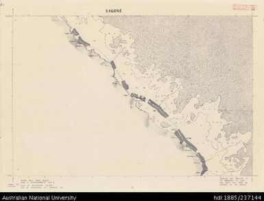 Samoa, Savai'i, Sagone, Sheet 10, 1970, 1:40 000