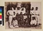 Portrait of students and their wives, Port Moresby Papua New Guinea, 1890