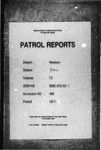 Patrol Reports. Western District, Daru, 1915