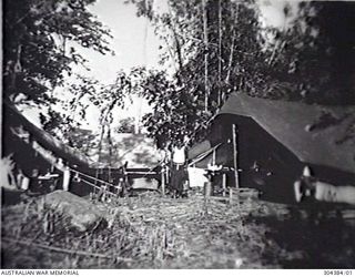 ORO BAY, NEW GUINEA. 1943. THE NAVY CAMP. (NAVAL HISTORICAL COLLECTION)