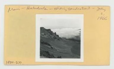 [View of the Sliding Sands Trail in Hawaii, envelope IE24-277]