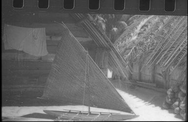 Children's play canoes (3) : Carteret Islands, Papua New Guinea, 1960 / Terence and Margaret Spencer