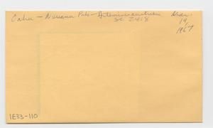 [Artemisia australis in Hawaii, envelope IE33-110]