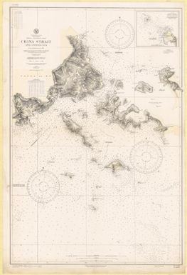 China Strait and approaches, Papua, southeast coast, New Guinea, South Pacific Ocean : from a British survey in 1886 / Hydrographic Office, U.S. Navy