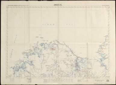 Australian aeronautical map (Sheet D5)