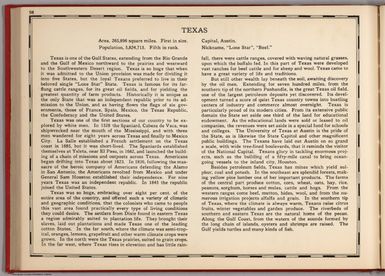 (Text Page) Texas.