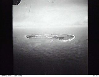 OCEAN ISLAND. AERIAL VIEW. (NAVAL HISTORICAL COLLECTION)