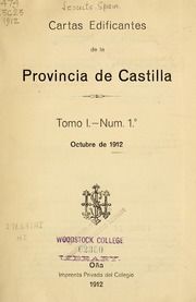 Cartas edificantes de la Provincia de Castilla