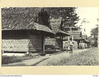 LAE, NEW GUINEA. 1944-03-25. THE BRIGADIER'S QUARTERS AND VISITING OFFICERS' QUARTERS AT HEADQUARTERS LAE BASE SUB AREA