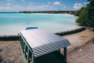 Constructed boat roof, Atafu, Tokelau