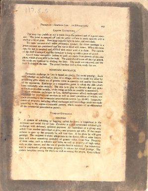 Extract from 'Southern Lau: an ethnography' by Laura Thompson (Bishop Museum, Honolulu, 1940)