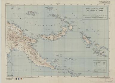 East New Guinea--Solomon Is. area / reproduced by 512 Fd. Survey Coy., R.E., Dec., 1943 from pulls supplied by East African Survey Group