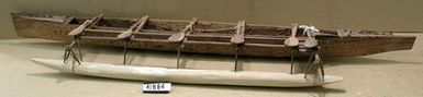 Model canoe