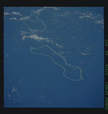 S46-82-043 - STS-046 - Earth observations from the shuttle orbiter Atlantis during STS-46