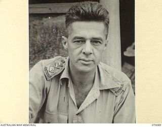 NEW GUINEA. 1944-01-30. QX36066 CAPTAIN J.H. HOARE G.III (1) HEADQUARTERS, NEW GUINEA FORCE