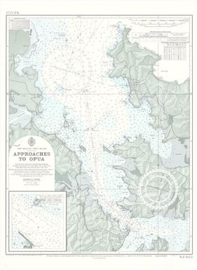 [New Zealand hydrographic charts]: New Zealand - North Island. Approaches to Opua. (Sheet 5123)