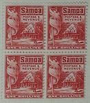 Stamps: Samoan One Shilling