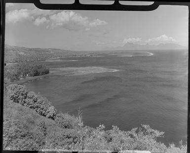 Papeete, Tahiti, showing ocean