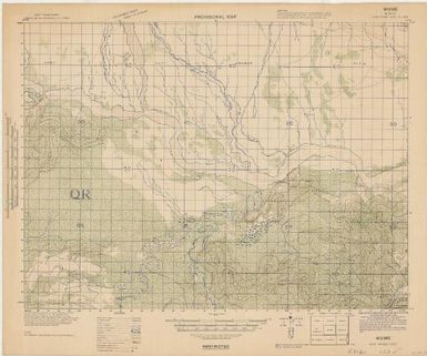 Provisional map, northeast New Guinea: Waime (Sheet Waime)