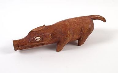 Carved pig