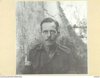 TOROKINA, BOUGAINVILLE ISLAND. 1945-01-12. QX50029 CORPORAL T.E.H. MATHEWSON, 25TH FIELD SECURITY SECTION ATTACHED HEADQUARTERS, 2ND AUSTRALIAN CORPS