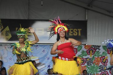 Cook Islands dance performance, ASB Polyfest.