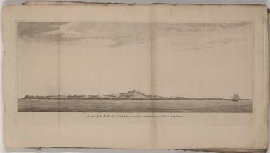 A view of the NW. side of Saypan one of the Ladrones or Marian Islands [after Sir Peircy Brett]