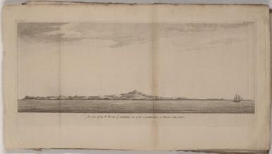 A view of the NW. side of Saypan one of the Ladrones or Marian Islands [after Sir Peircy Brett]