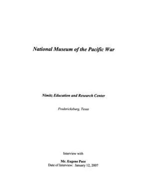 Oral History Interview with Eugene Pace, January 12, 2007